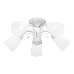 Изображение товара Люстра потолочная Vitaluce V3499 E14 200 Вт 10 кв.м (V3499-0/5PL)