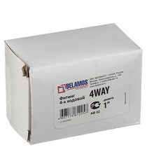 Соединитель для насоса Belamos 1 ВР(г) х 1 НР(ш) х 1 ВР(г) х 1/4 НР(ш) четырехходовой (4WAY) - фото 5