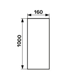 Воздуховод ERA круглый пластиковый d160 мм 1 м - фото 2