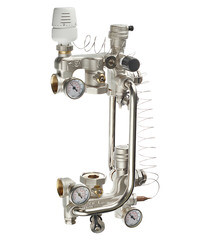 Насосно-смесительный узел Valtec Combi для теплого пола без насоса (VT.COMBI.0.180) - фото 1