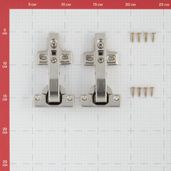 Петля мебельная Click 90° угловая с ответной планкой и доводчиком (2 шт.) - фото 3