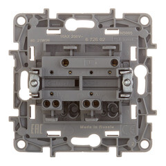 Выключатель Legrand Etika двухклавишный встраиваемый антрацит (672602) - фото 2