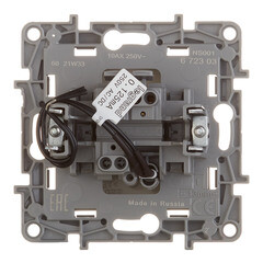 Выключатель Legrand Etika одноклавишный встраиваемый слоновая кость с подсветкой (672303) - фото 3