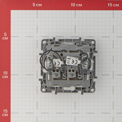 Выключатель Legrand Etika двухклавишный встраиваемый слоновая кость с подсветкой (672304) - фото 2