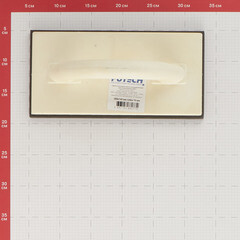 Терка резиновая Putech 280х140 мм гладкая с эргономичной ручкой - фото 3