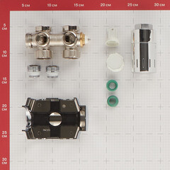 Узел нижнего подключения Simplex Design 1/2 НР(ш) х 3/4 EK для радиатора (F12061/F12161(21210005)) - фото 3