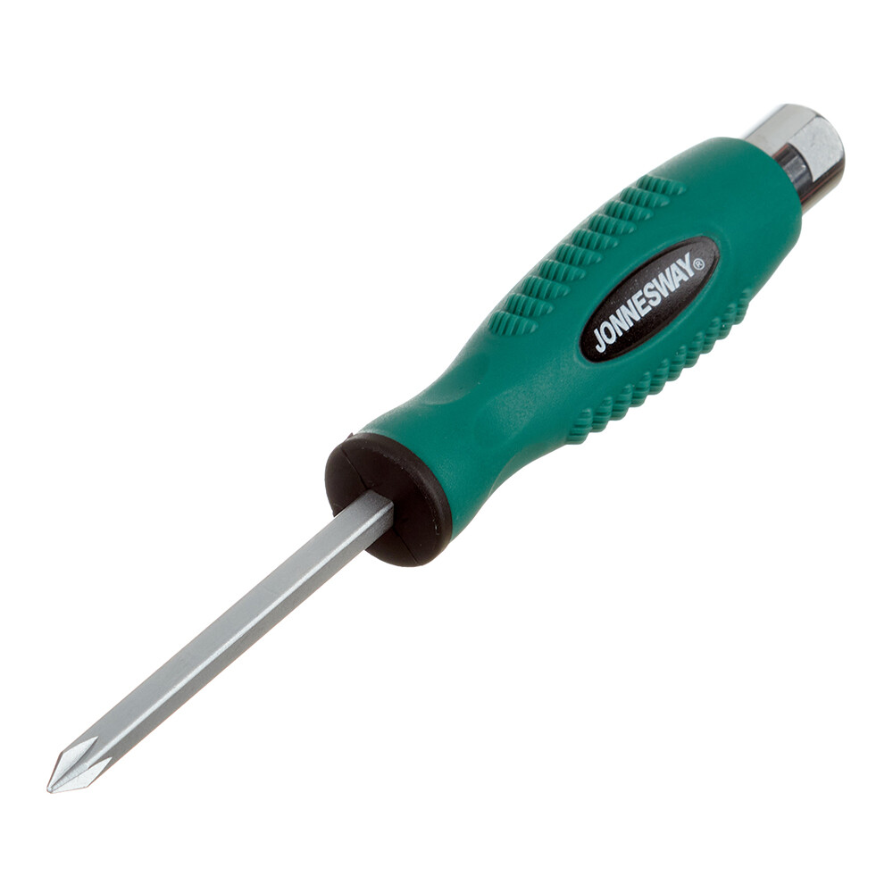 Изображение товара Отвертка крестовая PH1 75 мм ударная Jonnesway Anti-slip grip (D70P175)