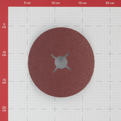 Круг фибровый шлифовальный по металлу VSM 125х22 мм P40 со шлицами - фото 2