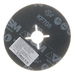 Круг фибровый шлифовальный по металлу VSM 125х22 мм P50 со шлицами - фото 3