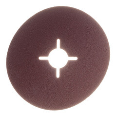 Круг фибровый шлифовальный по металлу VSM 125х22 мм P80 со шлицами - фото 1