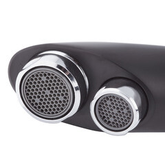 Смеситель для кухни Lavelly Poseidon черный с высоким изливом с подключением к фильтру однорычажный (673092) - фото 4