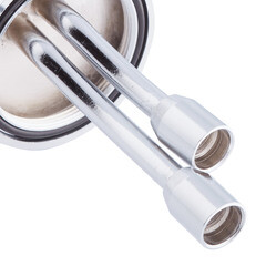 Смеситель для кухни Lavelly Button хром с высоким изливом однорычажный (673108) - фото 5