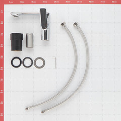 Смеситель для раковины Lavelly Vertex однорычажный хром (673113) - фото 5