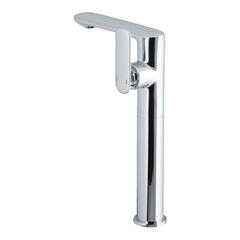 Смеситель для раковины высокий Lavelly Vertex однорычажный хром (673114) - фото 10