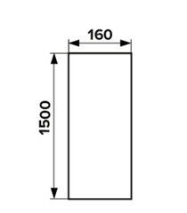 Воздуховод ERA круглый пластиковый d160 мм 1,5 м - фото 2
