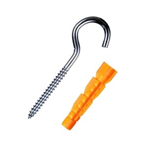 Шуруп-полукольцо Tech-Krep 6х60 мм с дюбелем 100х61 (2 шт) — купить в ...