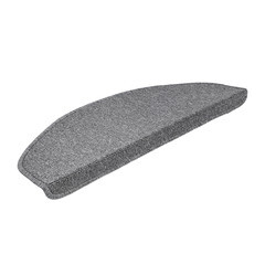 Коврик для ступени Vortex 25х65 см серый