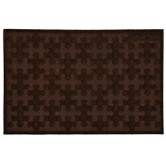 Коврик придверный рельефный Vortex Greek 40х60 см коричневый