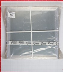 Люк ревизионный под плитку напольный Практика Барьер алюминиевый 700х700 мм скрытый - фото 4