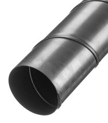 Воздуховод круглый оцинкованный d100 мм 2 м - фото 1