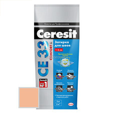 Затирка цементная Ceresit СЕ 33 28 персик 2 кг