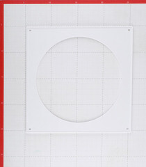 Накладка для круглых воздуховодов настенная Era пластиковая 205х205 мм d160 мм - фото 2