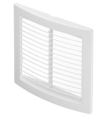 Решетка вентиляционная пластиковая приточно-вытяжная Era РЦ 150х150 мм с сеткой белая - фото 3