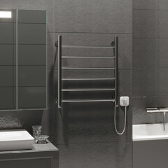 Полотенцесушитель электрический MyFrea MyVenice ЭК 600х500 мм 60 Вт хром - фото 2