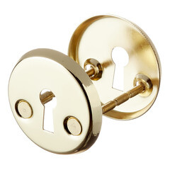 Ключевина 2014 круглая розетка золото