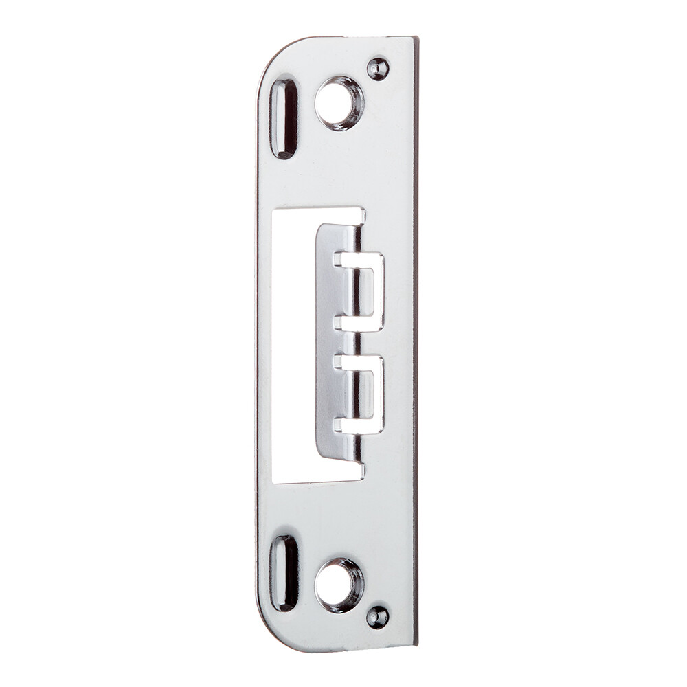 Изображение товара Планка ответная для врезного замка плоская хром (680184)