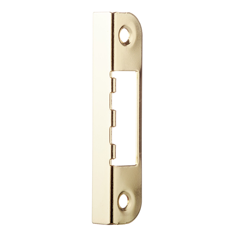 Изображение товара Планка ответная для врезного замка угловая золото (680186) Изображение товара Планка ответная для врезного замка угловая золото (680186)