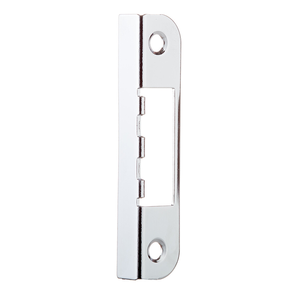 Изображение товара Планка ответная Хром для врезного замка 680187 угловая