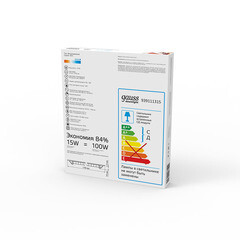 Светильник встраиваемый светодиодный белый 15 Вт 6500К IP20 Gauss Slim ДВО (939111315) - фото 5