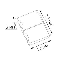 Коннектор для светодиодной ленты SMD 2835 Gauss (204204000) (5 шт.) - фото 3
