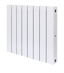 Изображение товара Радиатор биметаллический Rifar Supremo 500 мм 8 секций 3/4 боковое подключение белый