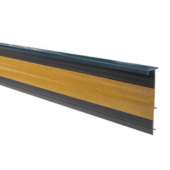 Плинтус ПВХ Salag 50 мм синий 2500 мм под ковролин - фото 2