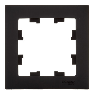 Рамка Systeme Electric AtlasDesign одноместная карбон (ATN001001)