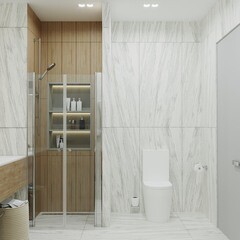 Душевая дверь Triton Дабл стекло прозрачное 90х185 см профиль хром 5 мм распашная (Щ0000036861) - фото 2