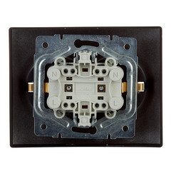 Розетка Lezard Karina встраиваемая черный бархат (707-4200-127B) - фото 3