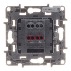 Переключатель Legrand Etika одноклавишный встраиваемый антрацит (672649) - фото 4