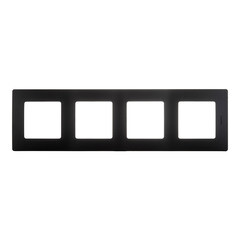 Изображение товара Рамка Legrand Etika четырехместная антрацит (672584)