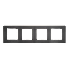 Рамка Legrand Etika четырехместная антрацит (672584) - фото 3