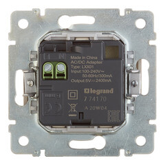 Розетка USB Legrand Valena встраиваемая слоновая кость 2хUSB-A (694372) - фото 9