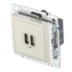 Розетка USB Legrand Valena встраиваемая слоновая кость 2хUSB-A (694372) - фото 8