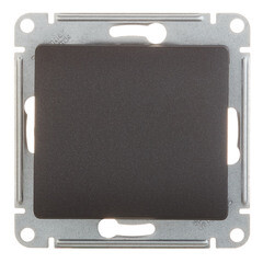 Переключатель Systeme Electric Glossa одноклавишный встраиваемый антрацит (GSL000761) - фото 1