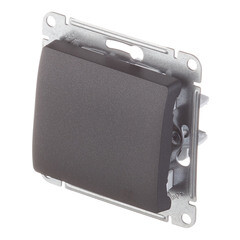 Переключатель Systeme Electric Glossa одноклавишный встраиваемый антрацит (GSL000761) - фото 3