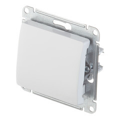 Переключатель Systeme Electric Glossa одноклавишный встраиваемый белый (GSL000171) - фото 3