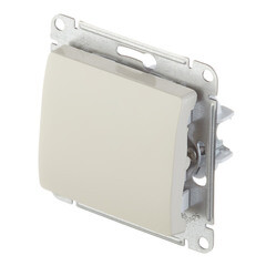 Переключатель Systeme Electric Glossa одноклавишный встраиваемый бежевый (GSL000271) - фото 4