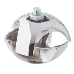 Держатель краб для двух труб к системе Joker d25 мм хром - фото 3