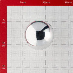 Заглушка внешняя пластиковая для труб к системе Joker d25 мм шар хром - фото 3